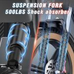 Ridstar Electric Bike for Adults Q20, 2000/1500W, 37/30MPH,52V 40AH,48V/20AH E-Bike,30-180 Miles Electric Motorcycle, 20" Fat Tire Dirt Bike, UL2849 All Terrain for Mountains, Snow, Sand, Road