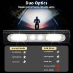 Heeykeey Bike Light for Night Riding, 1500 Lumens High&Low Beam Front Light, OLED Display USB-C Rechargeable Bicycle Light, IPX6 Waterproof Ebike Headlight with Tail Light for MTB,Off-Road,City Riding