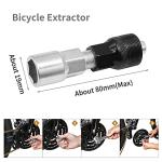 DUZFOREI 6 Pcs Bicycle Repair Tools Kit, Bike Cassette Removal Tool, Sprocket Removal Tools Sprocket Remover for Mountain Bike, Road Bike