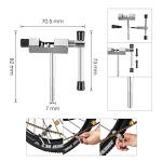 DUZFOREI 6 Pcs Bicycle Repair Tools Kit, Bike Cassette Removal Tool, Sprocket Removal Tools Sprocket Remover for Mountain Bike, Road Bike