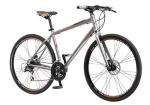 Schwinn Phocus 1500 Flat Bar Sport Fitness Hybrid Bike for Men and Women, 24-Speed Drivetrain, 19-Inch/Large Aluminum Step-Over Frame, 700c Wheels, Mechanical Disc Brakes, Matte Grey