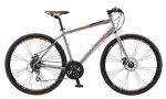 Schwinn Phocus 1500 Flat Bar Sport Fitness Hybrid Bike for Men and Women, 24-Speed Drivetrain, 19-Inch/Large Aluminum Step-Over Frame, 700c Wheels, Mechanical Disc Brakes, Matte Grey