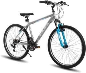 HH HILAND Adult 26 Inch Mountain Bike, Mens and Womens Bicycle with 21 Speed, High-Carbon Steel Frame Mountain Bicycle,MTB for Men Gray