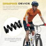 Omelaza 26 Inch Mountain Bike, 7-Speed High-Carbon Steel/Aviation Grade Frame with Dual Suspension, Adjustable Ergonomic Seat for Adults