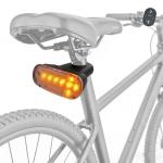 Smart Bike Tail Lights with Turn Light Waterproof IP65 | luz para Bicicleta USB Rechargeable Ultra Bright Safety Warning Anti Theft Alarms Cycling Taillight Bike Taillights