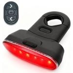 Smart Bike Tail Lights with Turn Light Waterproof IP65 | luz para Bicicleta USB Rechargeable Ultra Bright Safety Warning Anti Theft Alarms Cycling Taillight Bike Taillights