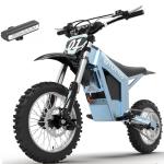 Tuttio Soleil01-GB Electric-Dirt Bike for Adults-Teens-Boy-Girls 13+ - 2026 New E-Bike 3000W Peak Electric-Motorcycle with 48V 21AH Battery, 14"/12" Fat Tire Dirtbike for Mountain Off-Road