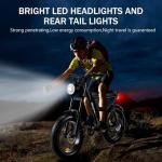 Riding'times 31.2AH Moped Style Ebike for Adults 1500W, Max 31MPH & 70-150 Miles, Long Seat Electric Dirt Bike with 20" Fat Tire, Full Suspension E Bike All Terrain