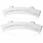 AIKESIWAY Rotor Truing Fork Bike Disc Alignment Tool Bicycle Brake Wrench,Bike Disc Brake Pad Adjustment Alignment Tool Gap Regulator,3 Slot Depths,Strong,Easy to Carry and Use (2pcs Gap Regulators)