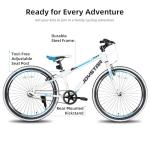 JOYSTAR Lubbock 24 Inch Kids Bike for Boys & Girls Ages 9-12 Years 24" Hardtail Mountain Bike for Kids with Steel Frame and 1-Speed Drivetrain with Kickstand 24 inch Bicycle White