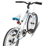 JOYSTAR Lubbock 24 Inch Kids Bike for Boys & Girls Ages 9-12 Years 24" Hardtail Mountain Bike for Kids with Steel Frame and 1-Speed Drivetrain with Kickstand 24 inch Bicycle White