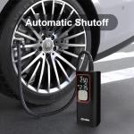 Tire Inflator Portable Air Compressor, 3X Faster 25000mAh 160 PSI Air Pump for Car Tires- Cordless, with Pressure Gauge, LED Light & Digital Display, for Car, Truck, Motor, E-Bike and Bicycle Pro