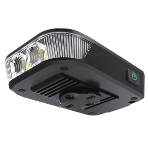 RAVEMEN FR500 Bike Front Light for Night Daytime Riding, Compatible with Garmin/Wahoo Computers, 6 Modes, Auto On/Off, Side Visible, USB-C Rechargeable & Output Bicycle Headlight for Road Urban Biking