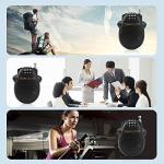 Newdeport Snowboard Cable Lock: 29.5 Inch Retractable Steel Cable - Bike, Helmet, Luggage, Stroller, Travel & Mini Ski Lock - Black