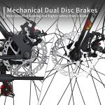 EUROBIKE Road Bike,21 Speed Bicycle with Disc Brake,700C Wheels Road Bikes for Men or Women,49cm/54cm Frame for Adult Cycling Bicycle… (Aluminium Rims 2, 54cm)