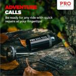 PRO BIKE TOOL Tubeless Bike Tyre Repair Kit – for MTB and Road Bicycle Tyres – Fix a Puncture or Flat, Fast – Tackle Set Includes Storage Canister, Plugger Tool and Plugs - 5 Bacon and 5 Black Strips