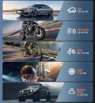 Tire Inflator Portable Air Compressor Portable Cordless Mini Air Pump with Digital Pressure Gauge Inflater 150PSI 3X Fast Inflation Auto Shutoff Large Battery Tires Pump for Cars Motors Bikes Balls