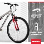 Huffy Stone Mountain Men's 21-Speed Dual Suspension Bike