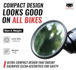 CatEye BM-45 Black Handlebar Bicycle Mirror