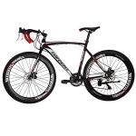 EUROBIKE Road Bikes 700C Wheels 54cm Frame Adult Racing Bicycle 21 Speed (60mm)