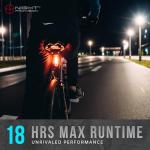 Bike Tail Light 2 Pack - Easy Bicycle Rear Light Installation - USB C Rechargeable Bike Lights for Night Riding - 18 Hour Max - Bicycle Brake Safety - 4 Modes LED (Luces para Bicicleta)