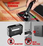 ROCGORLD R8 Tire Inflator Portable Air Compressor, DC 12V Air Compressor Portable with Large Dual Digital Screen, 3X Faster Inflation Air Pump for Car, Bike, Ball, Motor