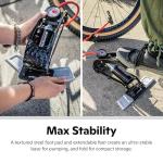 Foot Pump with Steel Feet & Pressure Gauge