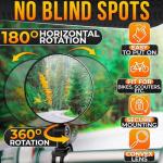 Bike Handlebar Rear View Mirrors - 2 Pack