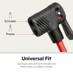 Foot Pump with Steel Feet & Pressure Gauge