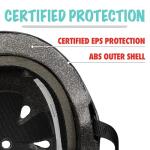 Wipeout Dry Erase Kids Bike Helmet - Black