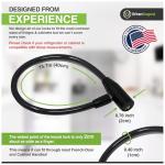 Child-Proof Refrigerator Lock for French Doors - Black