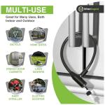 Child-Proof Refrigerator Lock for French Doors - Black