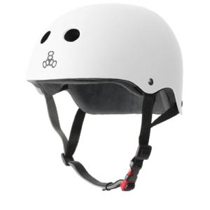 Triple Eight Certified Sweatsaver Cycling Helmet - White