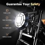 Electric Bike for Adults, 48V 18.2AH Electric Motorcycle, Long Seat Electric Bicycle Full Suspension 20" Fat Tire Ebike Max 28MPH& 30 Miles All Terrain E-Bike for Mountains, Snow, Sand, Road (Retro)