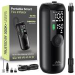Portable Electric Tire Inflator with Gauge, 150PSI