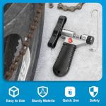 Alocre Universal Bike Chain Tool,Bicycle Chain Breaker Splitter & Installer with Chain Hook, Fits 7/8/9/10/11 Speed Road & Mountain Bikes, Easy Chain Repair/Removal Tool