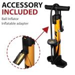 BV High Pressure Steel Bike Pump with Gauge