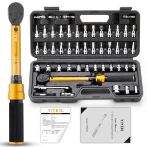 50-Piece Bike Torque Wrench Set with Sockets