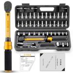 50-Piece Bike Torque Wrench Set with Sockets