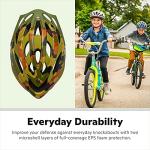 Schwinn Thrasher Bike Helmet for Youth Boys Girls Age 8-14 with Suggested Fit 55-58cm, Lightweight with Adjustable Side & Chin Strap, CPSC Safety Certified, Jungle Camo