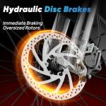 Ridstar Electric Bike for Adults, Peak 4000/2000W, 37/33MPH,52V 40AH,48V/20AH E-Bike,30-180 Miles Electric Motorcycle, 20" Fat Tire Dirt Bike, UL2849 Hydraulic Suspension and 7-Speed