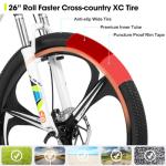 Hiland 26-Inch Full-Suspension Mountain Bike - 21 Speeds