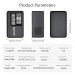 Bikevee Mini Bike Pump Electric, 120 PSI Portable Bicycle Tire Inflator with Digital Gauge, Auto Shut-Off, Presta & Schrader Valve for Road Bike MTB E-Bike Cycling (Black)