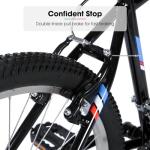 HH HILAND 26 inch Mountain Bike for Men and Women, 18 Speeds High-Carbon Steel Frame, Sport Cycling MTB Bicycle for Adult Black