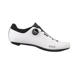 Fizik Vento Omna, Boa Road Bike Clip-in Cycling Shoes, White/Black, 8.5-9