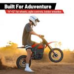 Yozma IN10 Electric Dirtbike, 40 MPH Top Speed, 53 Miles Max Range Electric Bike