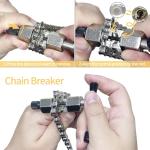 Bike Chain Kit, JLMIH 6/7/8 Speed Multi-Function Bike Mechanic Repair Kit for Road/MTB Bike City Bikes, BMX Bikes with Quick Release Buckle, Bike Link Plier -Hook -Chain Breaker - 116 Links