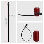 MEINUOKA 2 Pack Adjustable Zip Tie Lock with 3-Digit Combination for Helmet, Bike Rack, Motorcycle, Skateboard, Luggage, Skis, French Door, Stroller & Cabinet, Lightweight Bicycle Lock