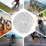 Bike Chain Kit, JLMIH 6/7/8 Speed Multi-Function Bike Mechanic Repair Kit for Road/MTB Bike City Bikes, BMX Bikes with Quick Release Buckle, Bike Link Plier -Hook -Chain Breaker - 116 Links