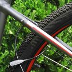 MEINUOKA 2 Pack Adjustable Zip Tie Lock with 3-Digit Combination for Helmet, Bike Rack, Motorcycle, Skateboard, Luggage, Skis, French Door, Stroller & Cabinet, Lightweight Bicycle Lock